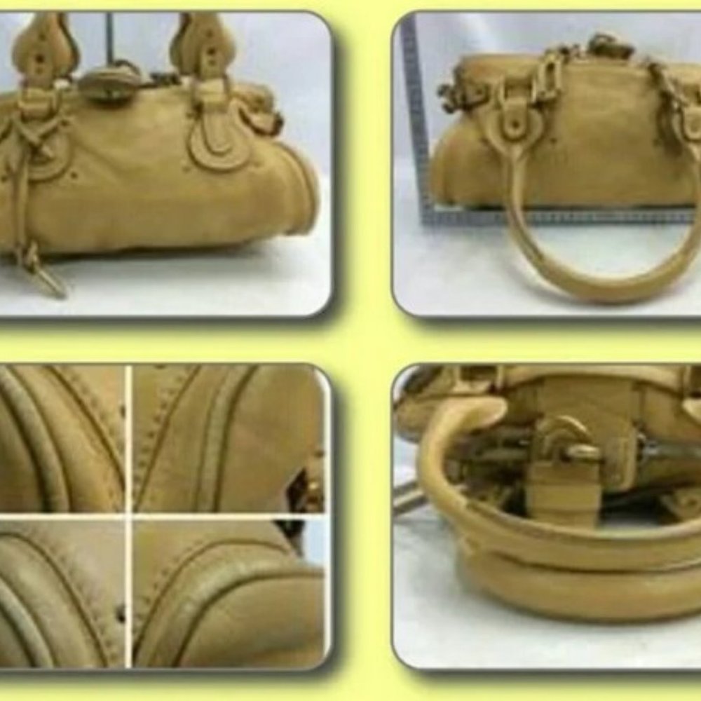 Chloe Paddington leather gold tote bag key lock - Picture 5 of 5